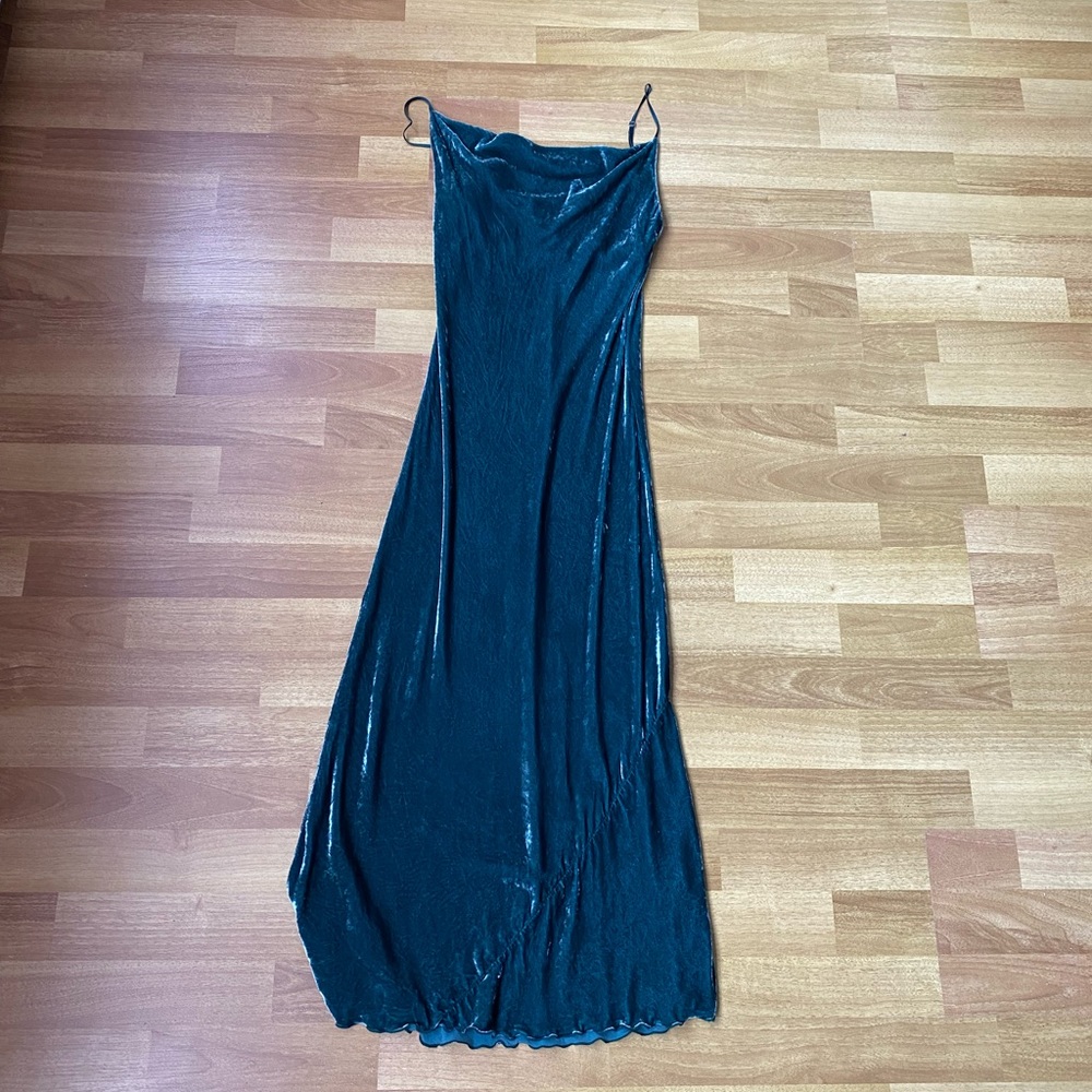 Aritzia Practical Magic 90s Style Velvet Wilfred Canto Dress XXS XS - Picture 9 of 9